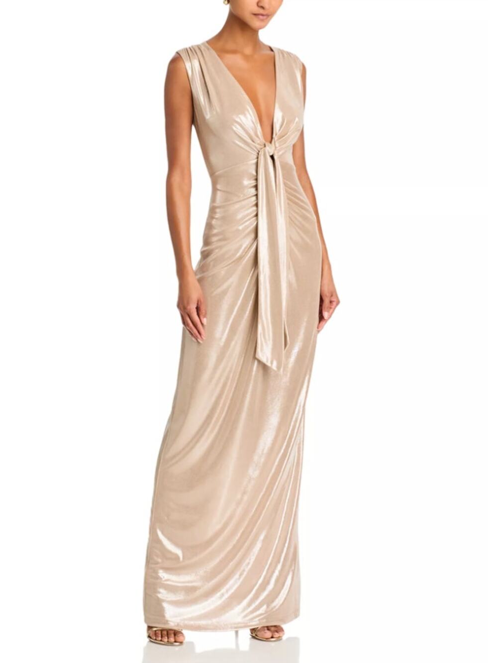 NWT Ramy Brook Breonna Gown Blush Knit Size 4